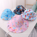 36 Colors Catoon Wholesale Summer Autumn Children's Bucket Digital Printing Basin Cap Baby Kid Sun Hat For 1-3 Years Age